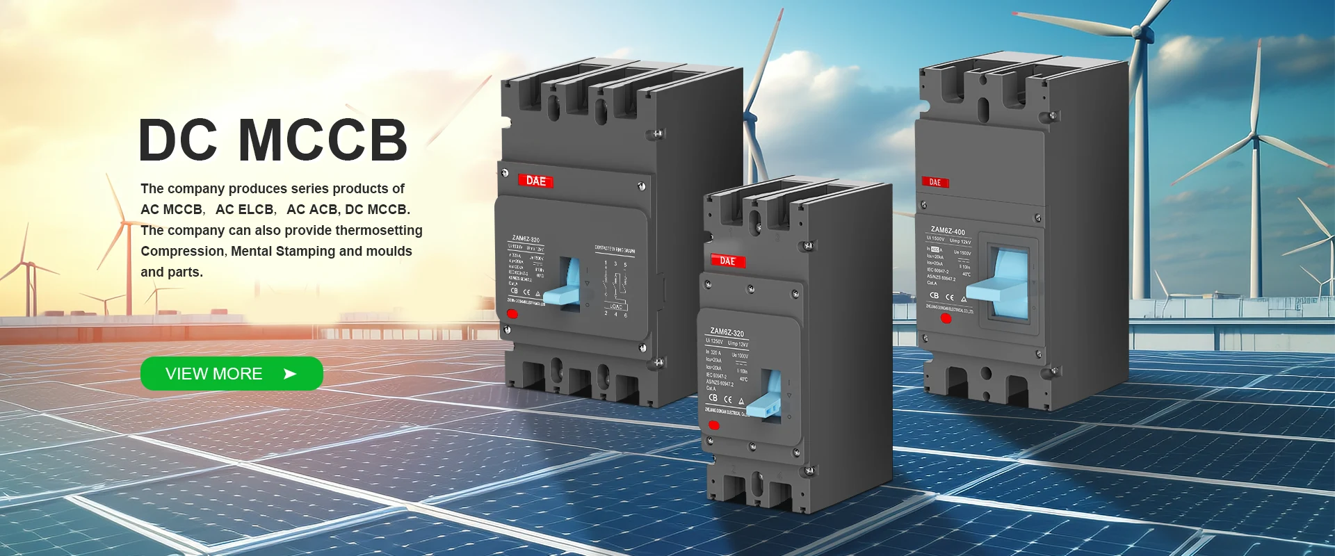 Nhà sản xuất DC MCCB