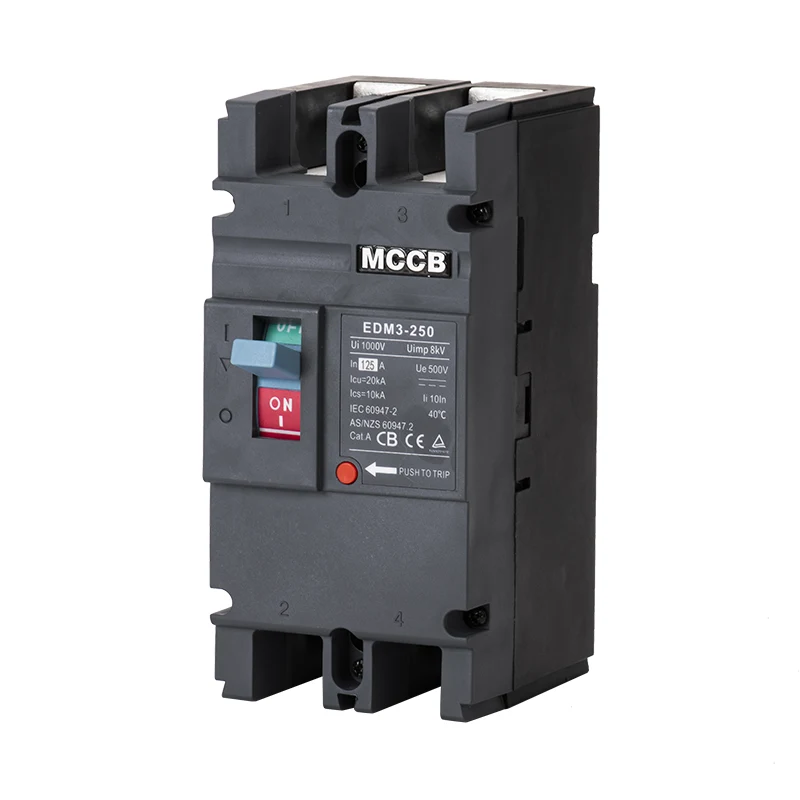 Bộ ngắt mạch 250A DC500V MCCB với bao vây PC