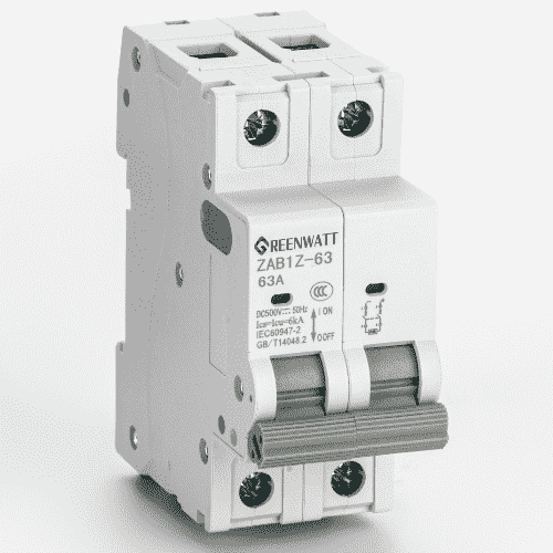 Bộ ngắt mạch thu nhỏ DC 20A 500V DC | Quá tải và bảo vệ ngắn mạch