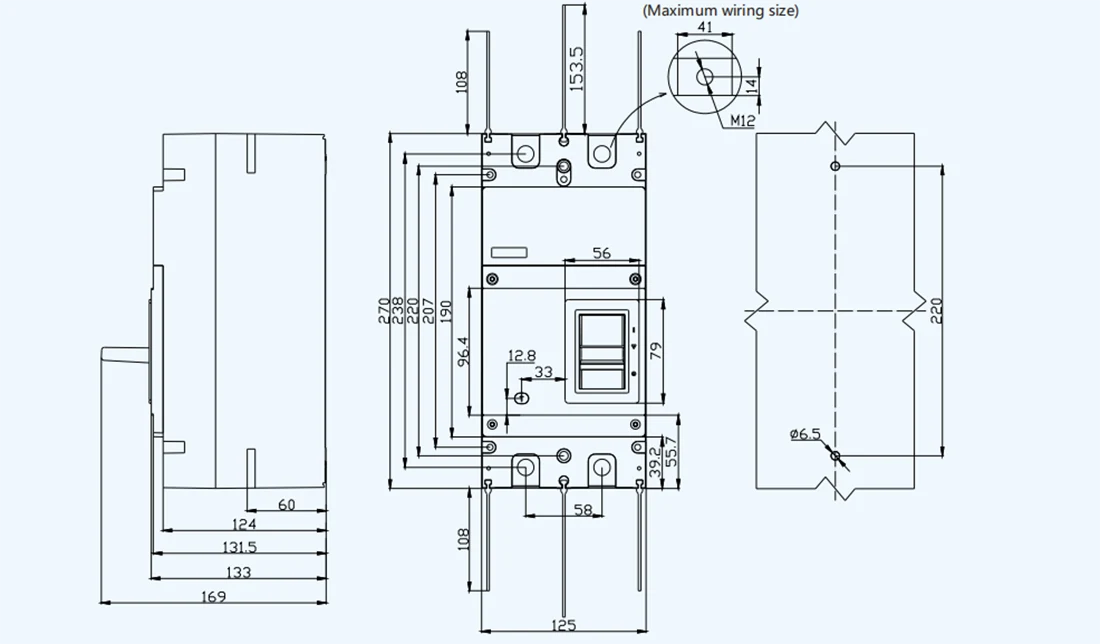 320A Circuit Breaker DC1500V