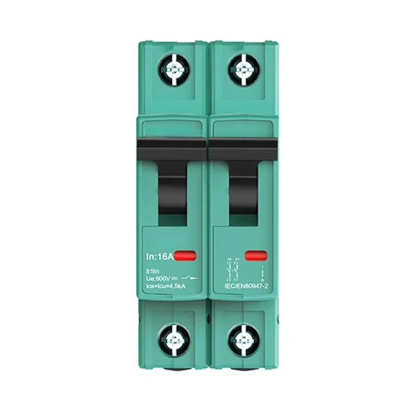 Solar 2P DC MCB Supplementary Protectors