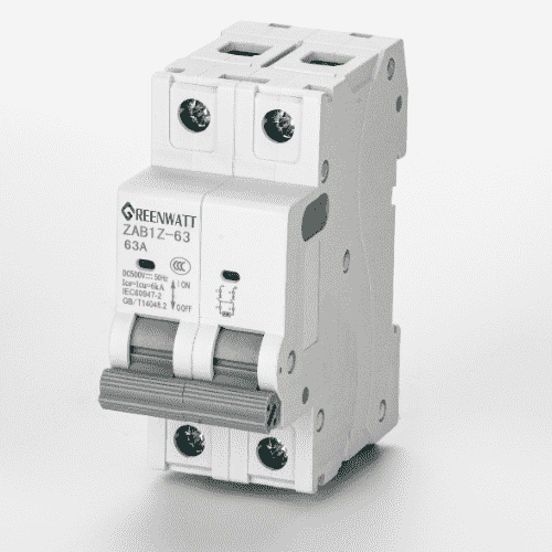 Bộ ngắt mạch thu nhỏ - 2p, 20a, đường cong C, 10KA AC/DC