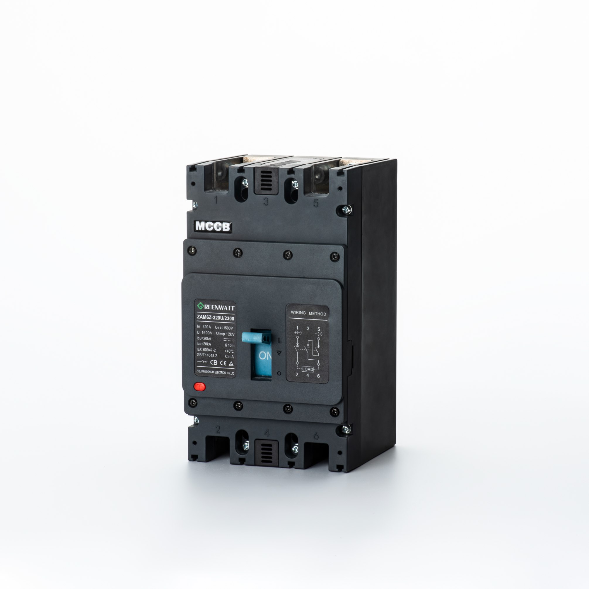 Sê -ri TSM2 MCCB | 1600a | 400V AC | Bảo vệ quá dòng/ngắn mạch/UV | IEC60947-2
