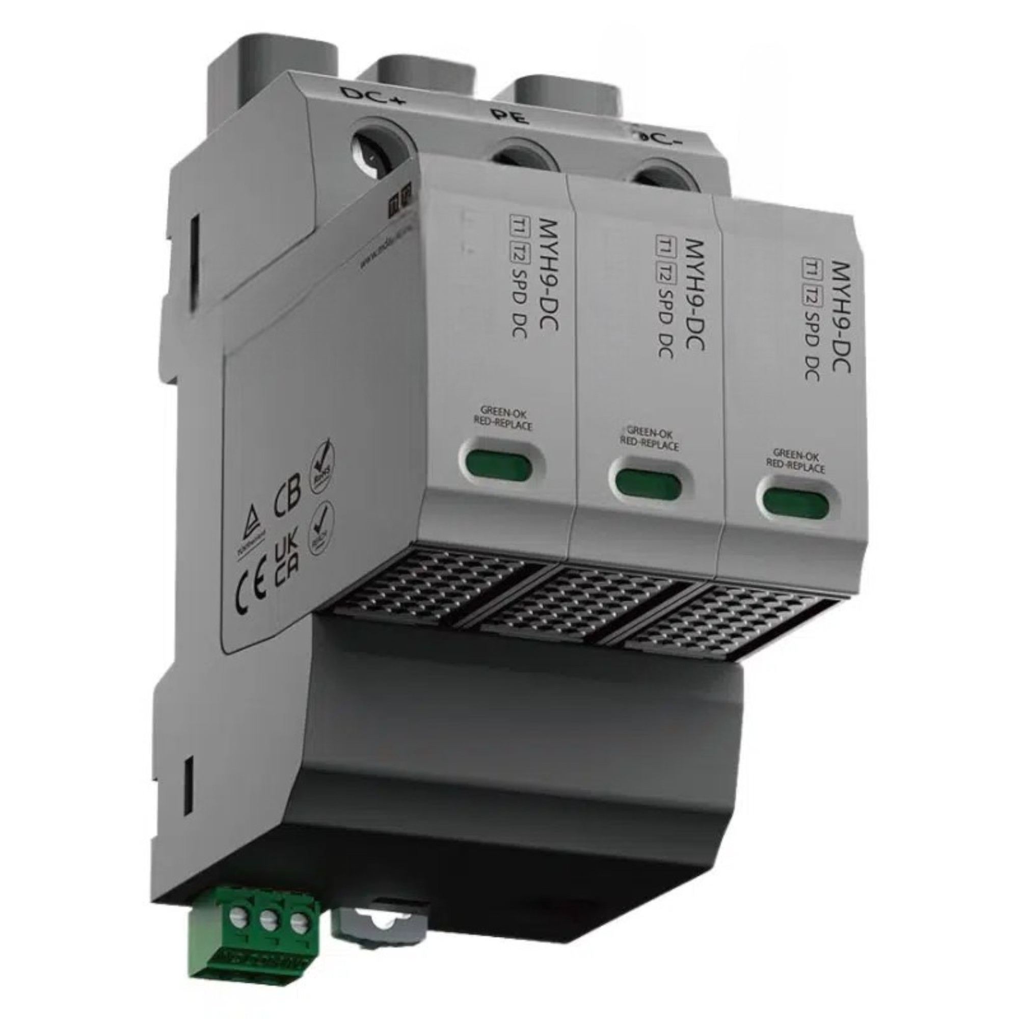 Loại 1+2 DC SPD MyH9 | 600 VDC | Trong 20 ka