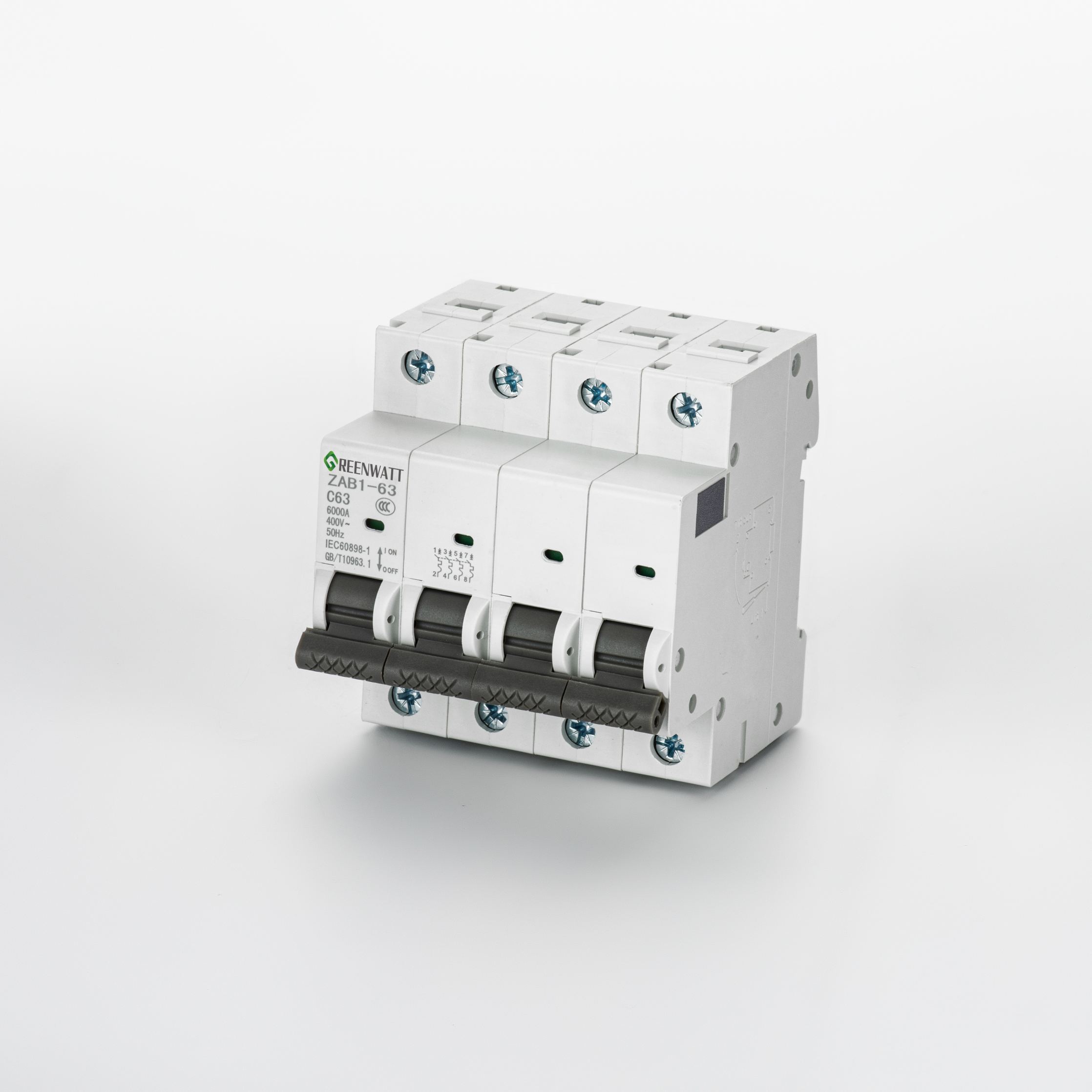 ZAB1-63 4P Bộ ngắt mạch thu nhỏ | Greenwatt