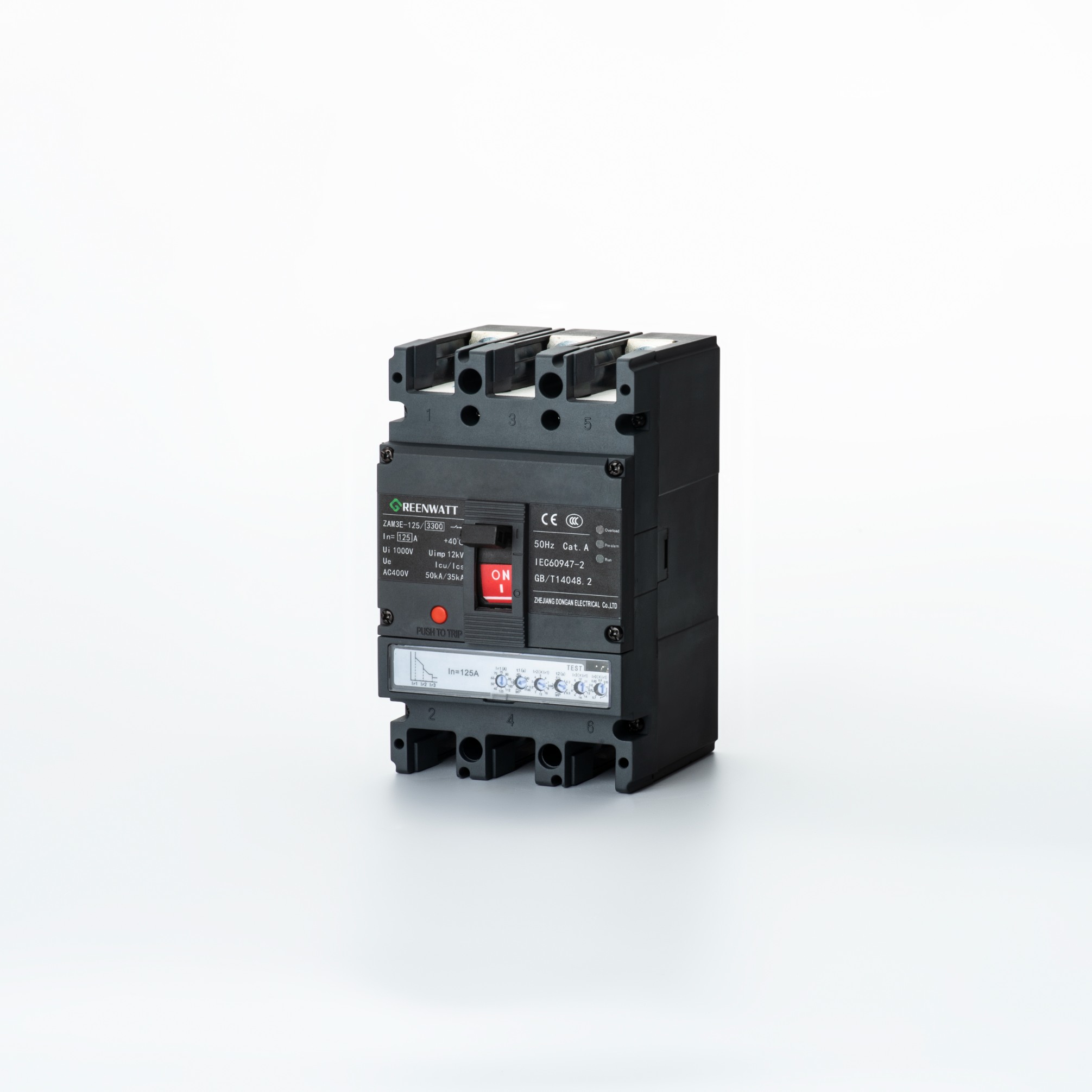 ZAM3E-125 Bộ ngắt mạch đúc điện tử | Greenwatt